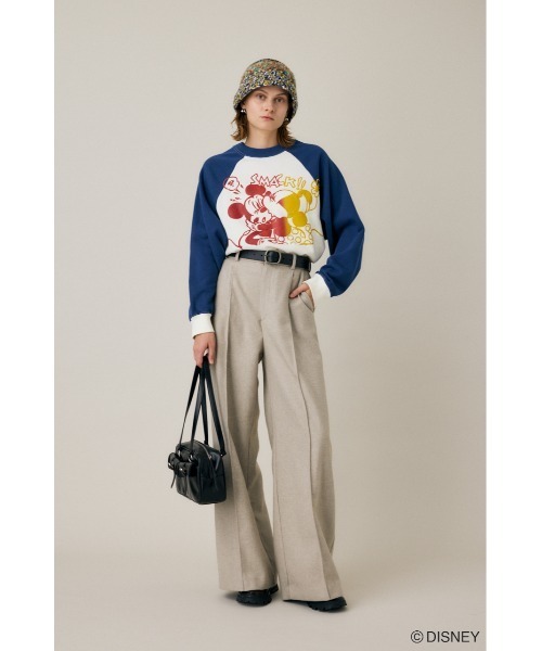 Disney SERIES CREATED by MUS（ディズニーシリーズクリエイテッドバイエムユーエス）の「MD COMIC プルオーバー（スウェット・レディース・ホワイト/ブラック・FREE）」の7枚目の写真