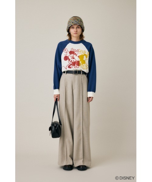 Disney SERIES CREATED by MUS（ディズニーシリーズクリエイテッドバイエムユーエス）の「MD COMIC プルオーバー（スウェット・レディース・ホワイト/ブラック・FREE）」の8枚目の写真