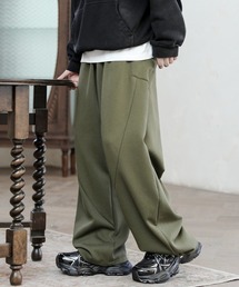 【FVLMEN】solid cut loose sweat Pants/ソリッド カット ルーズ スウェット パンツ