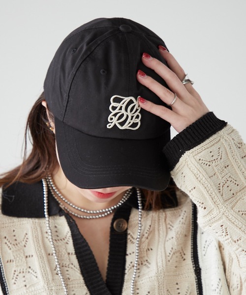 NUNIFE(ユニフィー)の「【NUNIFE/WEB限定】アルトローズキャップ(キャップ・レディース・ベージュ/ブラック・FREE)」の2枚目の写真