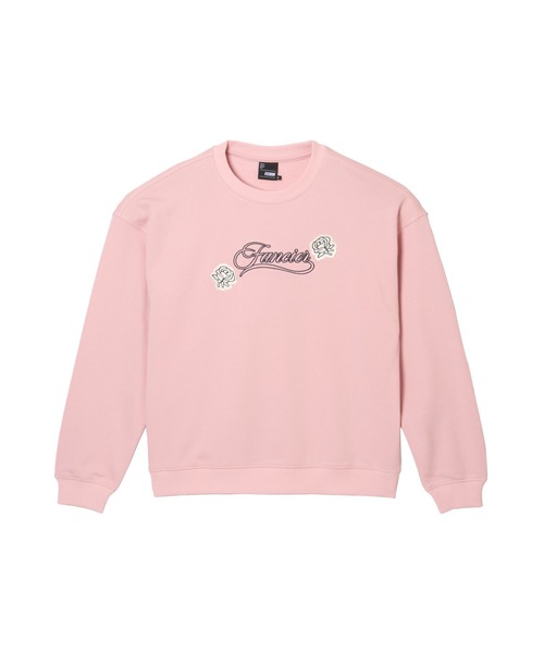 FCMM(エフシーエムエム)の「ROSE EMBROIDERY CREWNECK SWEAT/ローズエンブロイダリークルーネックスウェット(スウェット・レディース・ネイビー/ピンク/ホワイト・SMALL/MEDIUM)」の19枚目の写真