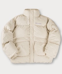 mihns closet | 【0】【mihns closet/ミンズクローゼット】ワンポイントロゴ ビッグポケット ボリューム ファイバー ダウンジャケット(ダウンジャケット/コート)
