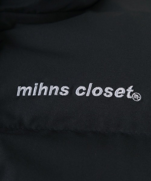 mihns closet(ミンズクローゼット)の「【0】【mihns closet/ミンズクローゼット】ワンポイントロゴ ビッグポケット ボリューム ファイバー ダウンジャケット(ダウンジャケット/コート・レディース・ブラック/セージグリーン/オフホワイト/ネイビー・M/L/XL)」の13枚目の写真