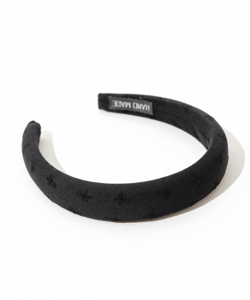 flower（フラワー）の「リボンパターンヘアバンド（カチューシャ・レディース・ブラック/グレー・FREE）」の11枚目の写真