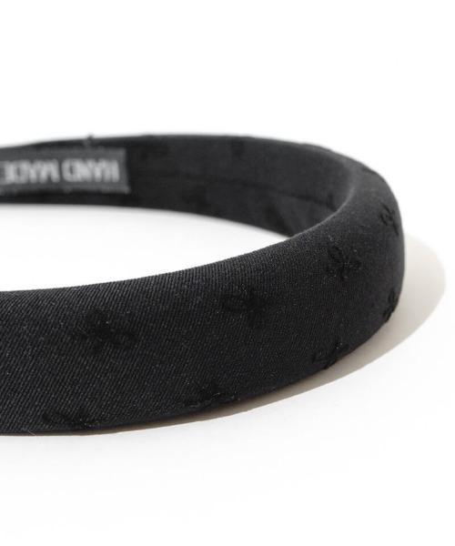 flower（フラワー）の「リボンパターンヘアバンド（カチューシャ・レディース・ブラック/グレー・FREE）」の12枚目の写真