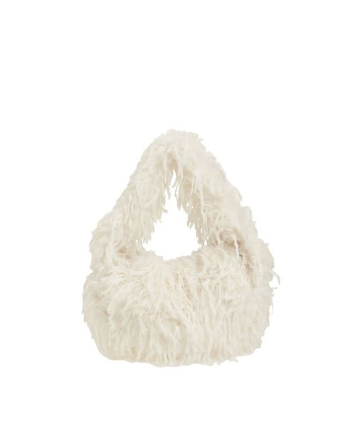 【セール】フェザーフェイクファーBAG（ハンドバッグ）｜LAGUNAMOON（ラグナムーン）