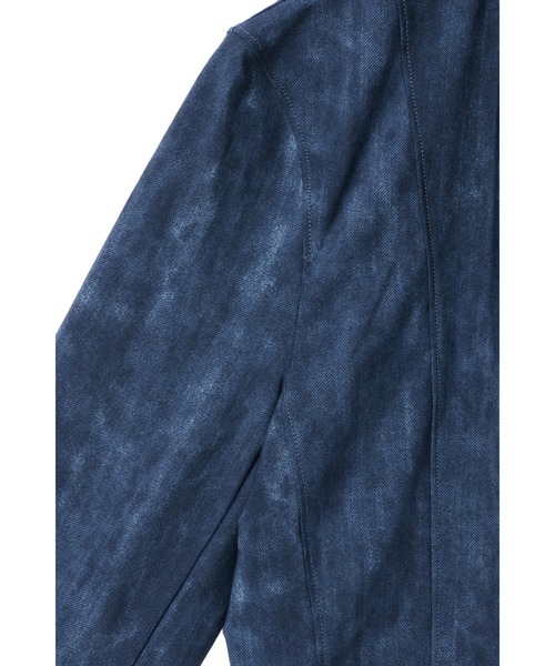 TORNADO MART（トルネードマート）の「TORNADO MART∴ハイテンションムラデニムプリントジャケット（その他アウター・メンズ・ブラック/グレー系その他/ネイビー・M/L/XXL/LL）」の4枚目の写真