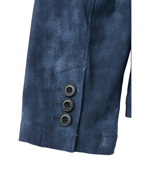 TORNADO MART（トルネードマート）の「TORNADO MART∴ハイテンションムラデニムプリントジャケット（その他アウター・メンズ・ブラック/グレー系その他/ネイビー・M/L/XXL/LL）」の7枚目の写真