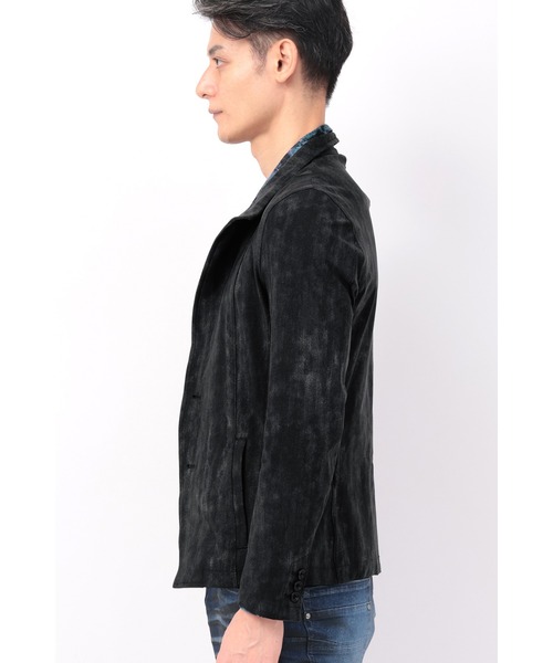 TORNADO MART（トルネードマート）の「TORNADO MART∴ハイテンションムラデニムプリントジャケット（その他アウター・メンズ・ブラック/グレー系その他/ネイビー・M/L/XXL/LL）」の20枚目の写真