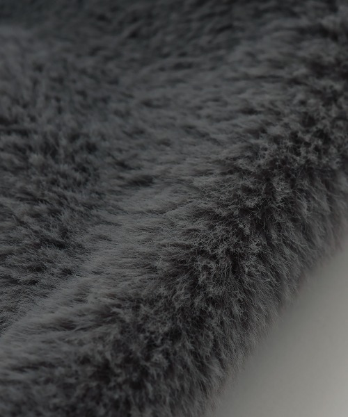 チチカカ（チチカカ）の「袖ファースウェットフーディー（パーカー・レディース・チャコールグレー/ボルドー/ホワイト・FREE）」の18枚目の写真