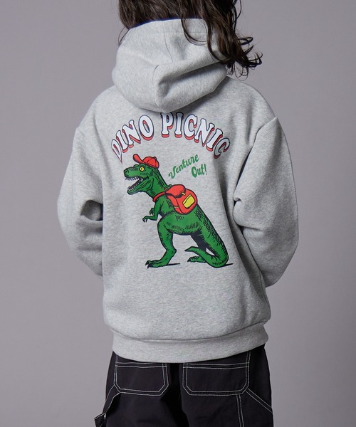 PAIRMANON STREET（ペアマノンストリート）の「【PAIRMANON STREET】裏起毛 マルチ グラフィック プリント パーカー（パーカー・キッズ・テラコッタ/レッド系その他/ベージュ系その他/ベージュ系その他2/グレー系その他2/グレー系その他3/ブルー系その他/グレー系その他/ブラック系その他2/ブラック系その他/ブラック系その他3/イエロー系その他・100/110/120/150/90/130/140/160）」の5枚目の写真