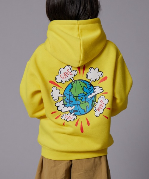 PAIRMANON STREET（ペアマノンストリート）の「【PAIRMANON STREET】裏起毛 マルチ グラフィック プリント パーカー（パーカー・キッズ・テラコッタ/レッド系その他/ベージュ系その他/ベージュ系その他2/グレー系その他2/グレー系その他3/ブルー系その他/グレー系その他/ブラック系その他2/ブラック系その他/ブラック系その他3/イエロー系その他・100/110/120/150/90/130/140/160）」の12枚目の写真