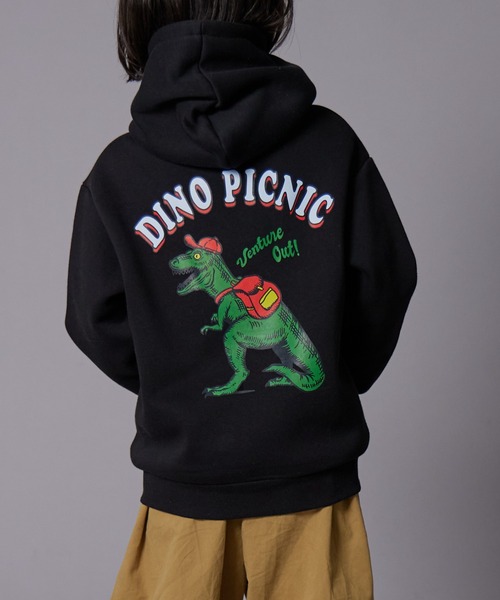 PAIRMANON STREET（ペアマノンストリート）の「【PAIRMANON STREET】裏起毛 マルチ グラフィック プリント パーカー（パーカー・キッズ・テラコッタ/レッド系その他/ベージュ系その他/ベージュ系その他2/グレー系その他2/グレー系その他3/ブルー系その他/グレー系その他/ブラック系その他2/ブラック系その他/ブラック系その他3/イエロー系その他・100/110/120/150/90/130/140/160）」の3枚目の写真