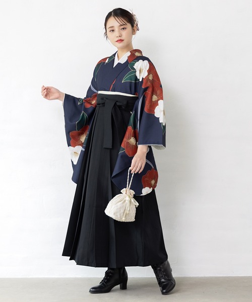 floroレディース袴4点セット （着物・襦袢・下帯・袴）（着物）｜SOUBIEN（ソウビエン）