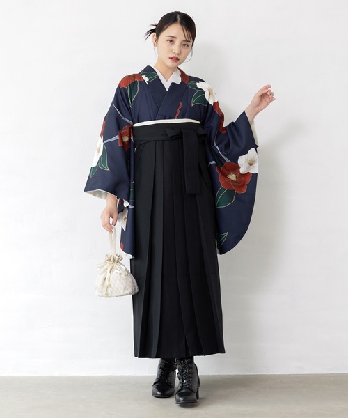 floroレディース袴4点セット （着物・襦袢・下帯・袴）（着物）｜SOUBIEN（ソウビエン）