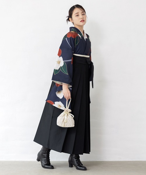floroレディース袴4点セット （着物・襦袢・下帯・袴）（着物）｜SOUBIEN（ソウビエン）