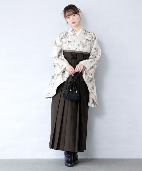 floroレディース袴4点セット （着物・襦袢・下帯・袴）（着物）｜SOUBIEN（ソウビエン）