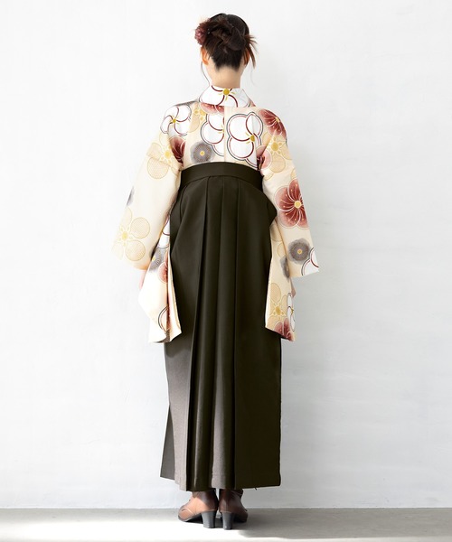 floroレディース袴4点セット （着物・襦袢・下帯・袴）（着物）｜SOUBIEN（ソウビエン）