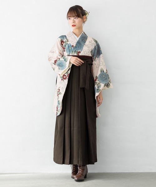 floroレディース袴4点セット （着物・襦袢・下帯・袴）（着物）｜SOUBIEN（ソウビエン）