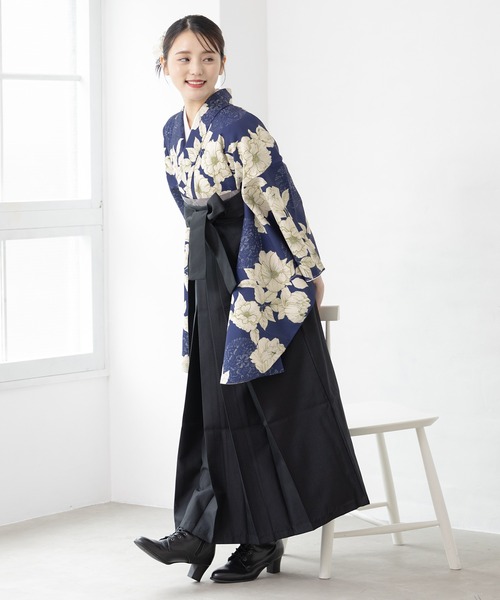 floroレディース袴4点セット （着物・襦袢・下帯・袴）（着物）｜SOUBIEN（ソウビエン）