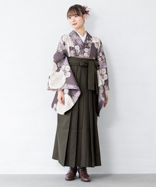 floroレディース袴4点セット （着物・襦袢・下帯・袴）（着物）｜SOUBIEN（ソウビエン）