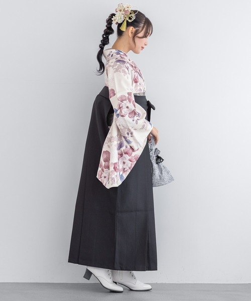 floroレディース袴4点セット （着物・襦袢・下帯・袴）（着物）｜SOUBIEN（ソウビエン）