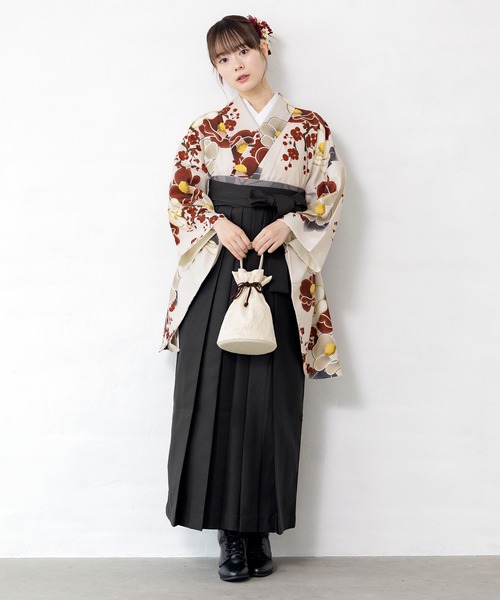 floroレディース袴4点セット （着物・襦袢・下帯・袴）（着物）｜SOUBIEN（ソウビエン）