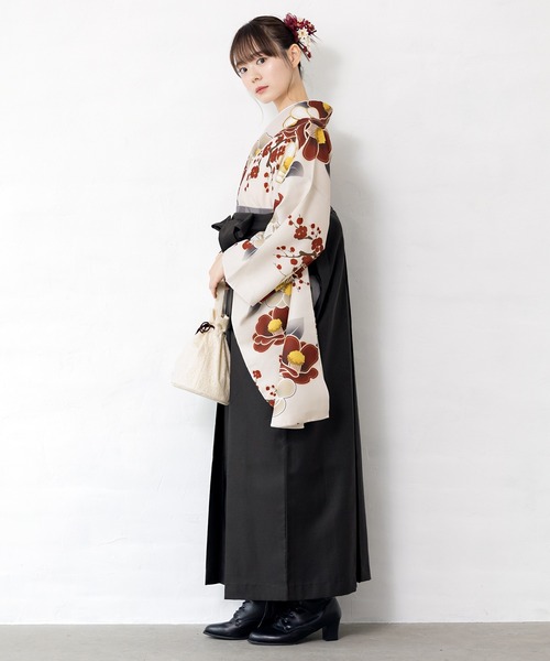 floroレディース袴4点セット （着物・襦袢・下帯・袴）（着物）｜SOUBIEN（ソウビエン）