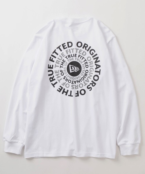 NEW ERA(ニューエラ)の「【NEW ERA/ニューエラ】Circle OOTTF サークルロゴ バックプリント ロングスリーブT/長袖Tシャツ/レギュラーフィット/ORIGINATORS CIRCLE/ 吸汗/ 速乾(Tシャツ/カットソー・メンズ・ブラック/ホワイト・M/L/XL)」の6枚目の写真