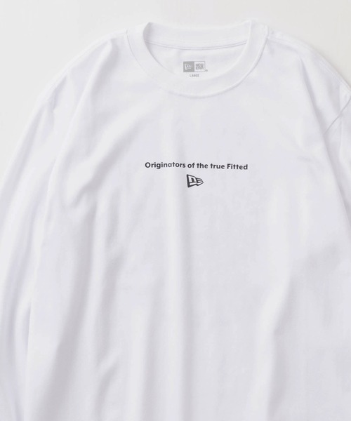 NEW ERA(ニューエラ)の「【NEW ERA/ニューエラ】Circle OOTTF サークルロゴ バックプリント ロングスリーブT/長袖Tシャツ/レギュラーフィット/ORIGINATORS CIRCLE/ 吸汗/ 速乾(Tシャツ/カットソー・メンズ・ブラック/ホワイト・M/L/XL)」の4枚目の写真