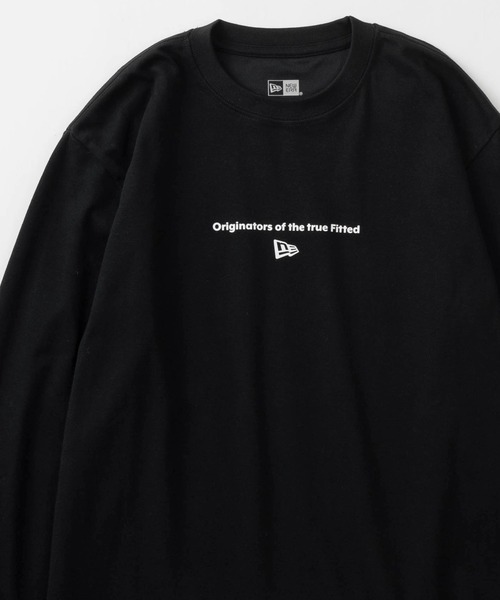 NEW ERA(ニューエラ)の「【NEW ERA/ニューエラ】Circle OOTTF サークルロゴ バックプリント ロングスリーブT/長袖Tシャツ/レギュラーフィット/ORIGINATORS CIRCLE/ 吸汗/ 速乾(Tシャツ/カットソー・メンズ・ブラック/ホワイト・M/L/XL)」の3枚目の写真