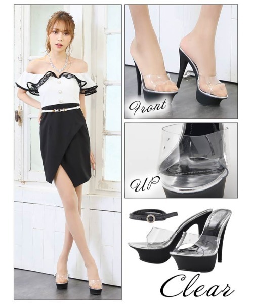 DAZZY(デイジー)の「【全5タイプから自由に選べる】履くだけで美脚を叶える!13cmヒール 3way シンプル くびれ ストーム サンダル(サンダル・レディース・A/E/D/C/B・24.5cm/24.0cm/23.5cm/23.0cm)」の8枚目の写真