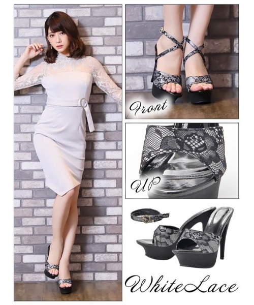 DAZZY(デイジー)の「【全5タイプから自由に選べる】履くだけで美脚を叶える!13cmヒール 3way シンプル くびれ ストーム サンダル(サンダル・レディース・A/E/D/C/B・24.5cm/24.0cm/23.5cm/23.0cm)」の12枚目の写真
