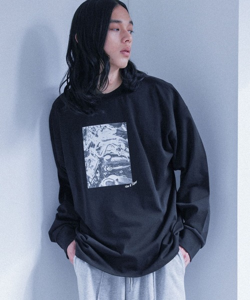 MDR（エムディアール）の「マルチプリントロンＴ（Tシャツ/カットソー・メンズ・ブラック系その他2/ホワイト系その他4/ブラック系その他/ブラック系その他4/ホワイト系その他/ホワイト系その他2/ホワイト系その他3/ブラック系その他3・L/M）」の7枚目の写真