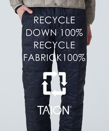 【TAION（タイオン）】〈ユニセックス〉ベーシック ダウンパンツ-ECO