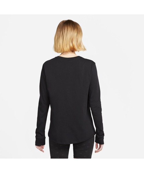 NIKE（ナイキ）の「NIKE/ナイキ　WS NSWエッセンシャル L/S Tｼｬﾂ（Tシャツ/カットソー・レディース・ホワイト/ブラック・S/M/L/XL）」の10枚目の写真