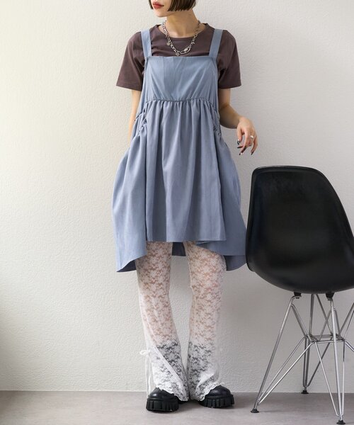 w closet（ダブルクローゼット）の「【新サイズ追加！Sサイズ/Freeサイズ】レースパンツ（その他パンツ・レディース・オフホワイト/ブラック・FREE/SMALL）」の21枚目の写真