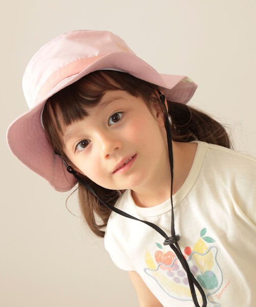 BEAMS mini（ビームスミニ）の「アドベンチャーハット 2025SS（52～54cm）（ハット・キッズ・ネイビー/ベージュ/ピンク・ONE SIZE）」の21枚目の写真