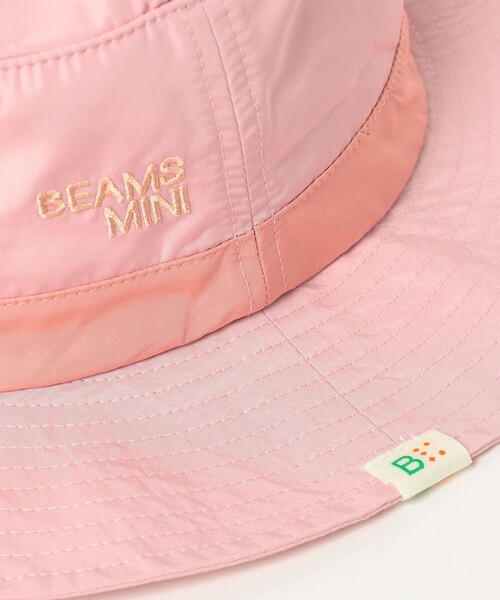 BEAMS mini（ビームスミニ）の「アドベンチャーハット 2025SS（52～54cm）（ハット・キッズ・ネイビー/ベージュ/ピンク・ONE SIZE）」の18枚目の写真