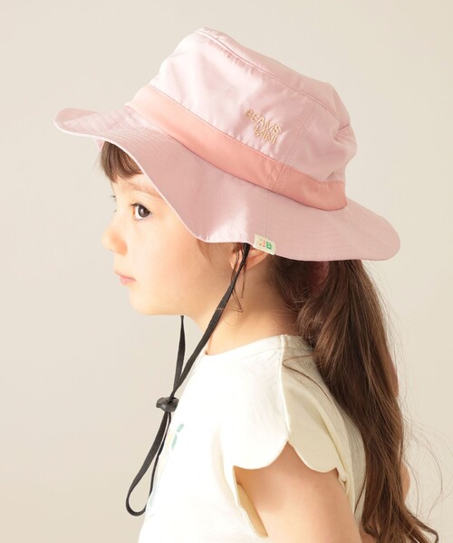 BEAMS mini（ビームスミニ）の「アドベンチャーハット 2025SS（52～54cm）（ハット・キッズ・ネイビー/ベージュ/ピンク・ONE SIZE）」の3枚目の写真