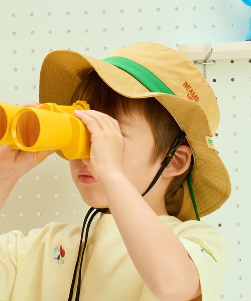 BEAMS mini（ビームスミニ）の「アドベンチャーハット 2025SS（52～54cm）（ハット・キッズ・ネイビー/ベージュ/ピンク・ONE SIZE）」の5枚目の写真