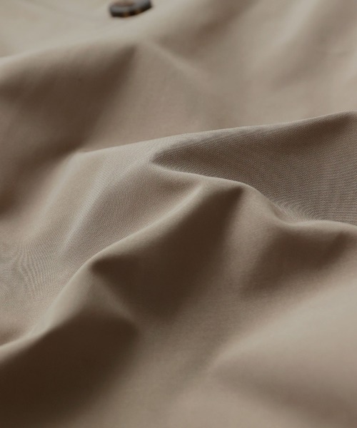 etoll.(エトル)の「2wayスタンドカラーAラインコート(トレンチコート・レディース・アイボリー/ベージュ/ブラック・M)」の12枚目の写真