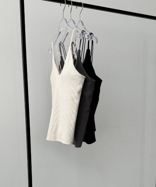 カップインVネックキャミソール（キャミソール）｜DFFUR.（ディフル