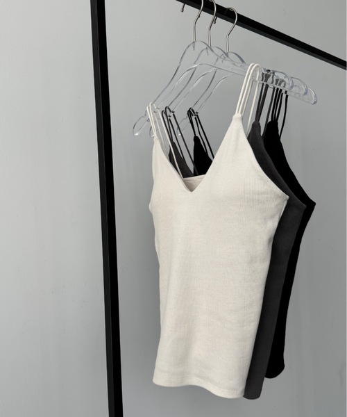 セール】カップインVネックキャミソール（キャミソール）｜DFFUR