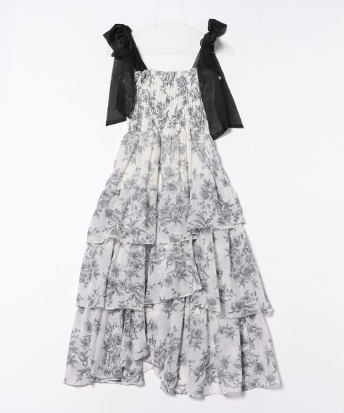 one way（ワンウェイ）の「ティアードシャーリングキャミワンピース（ワンピース・レディース・ホワイト系その他/ブラック系その他/ピンク/ブラック/イエロー系その他/ブルー系その他・FREE）」の5枚目の写真