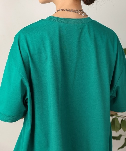 Bou Jeloud(ブージュルード)の「アシメデザインTEE(Tシャツ/カットソー・レディース・グリーン/オフホワイト/ブラック・FREE)」の12枚目の写真