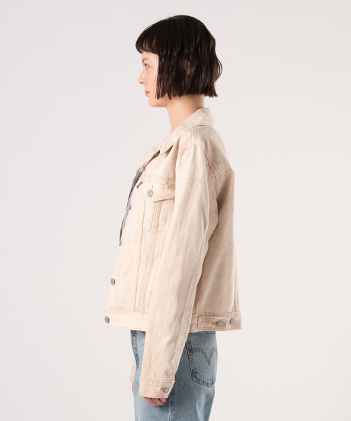 Levi's(リーバイス)の「Levi's/リーバイス トラッカージャケット(デニムジャケット・レディース・ベージュ・S/M/XS)」の13枚目の写真