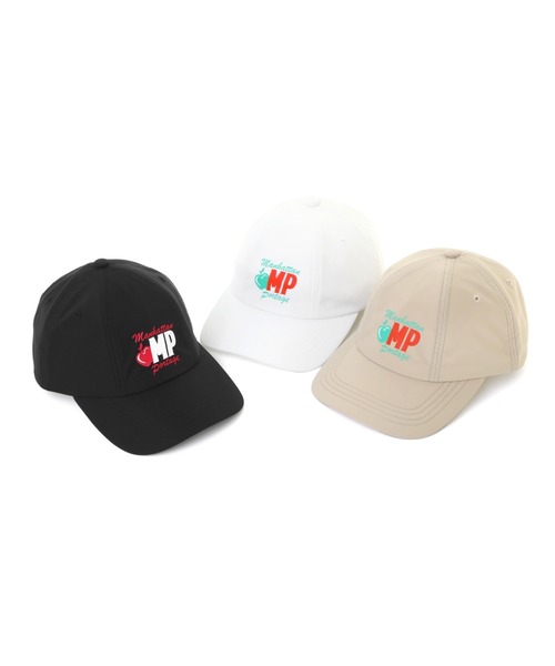 Manhattan Portage(マンハッタンポーテージ)の「Panel Shift Print Cap(キャップ・メンズ・オフホワイト/ブラック/ベージュ・FREE)」の5枚目の写真