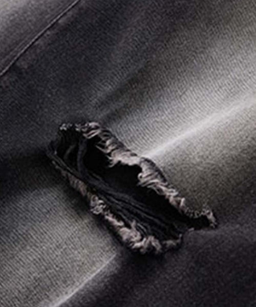 aimoha(アイモハ)の「【aimoha neo】Grunge Ripped Wide-Leg Jeans(デニムパンツ・メンズ・ブルー/ブラック・X-LARGE/MEDIUM/LARGE/XX-LARGE)」の20枚目の写真