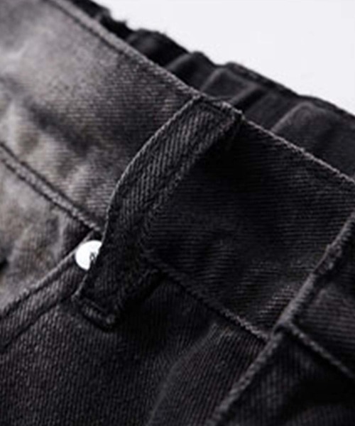 aimoha(アイモハ)の「【aimoha neo】Grunge Ripped Wide-Leg Jeans(デニムパンツ・メンズ・ブルー/ブラック・X-LARGE/MEDIUM/LARGE/XX-LARGE)」の19枚目の写真